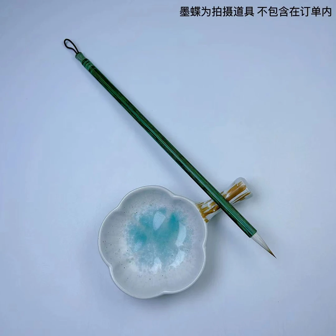 【绿檀小楷】出锋2.0 口径0.5 狼羊兼毫小楷 瘦金体抄经灵飞经勾线