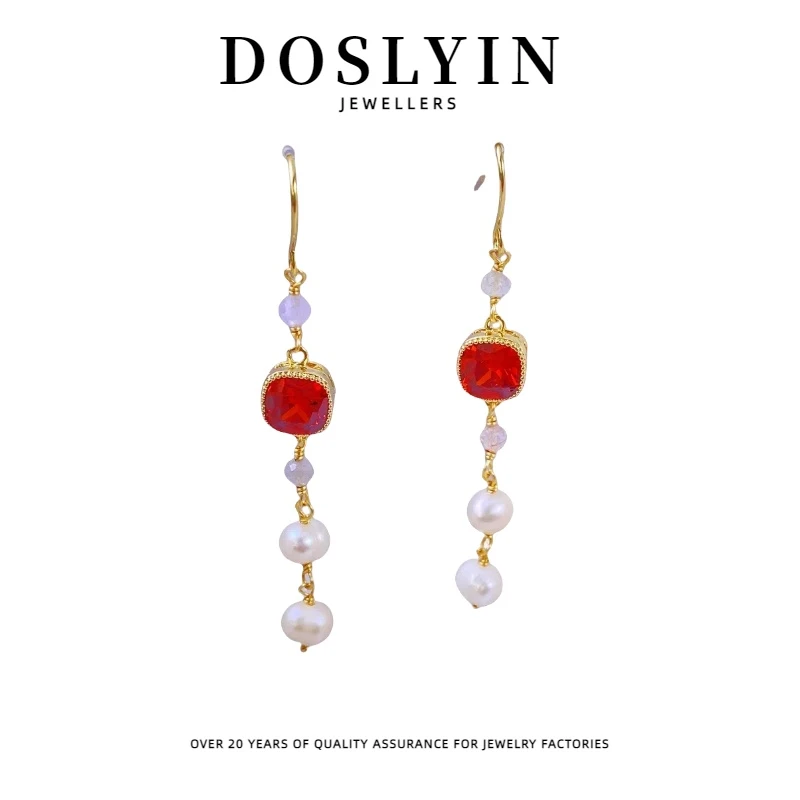 珍珠【Z115】百搭小众简约气质精致时尚银针耳环