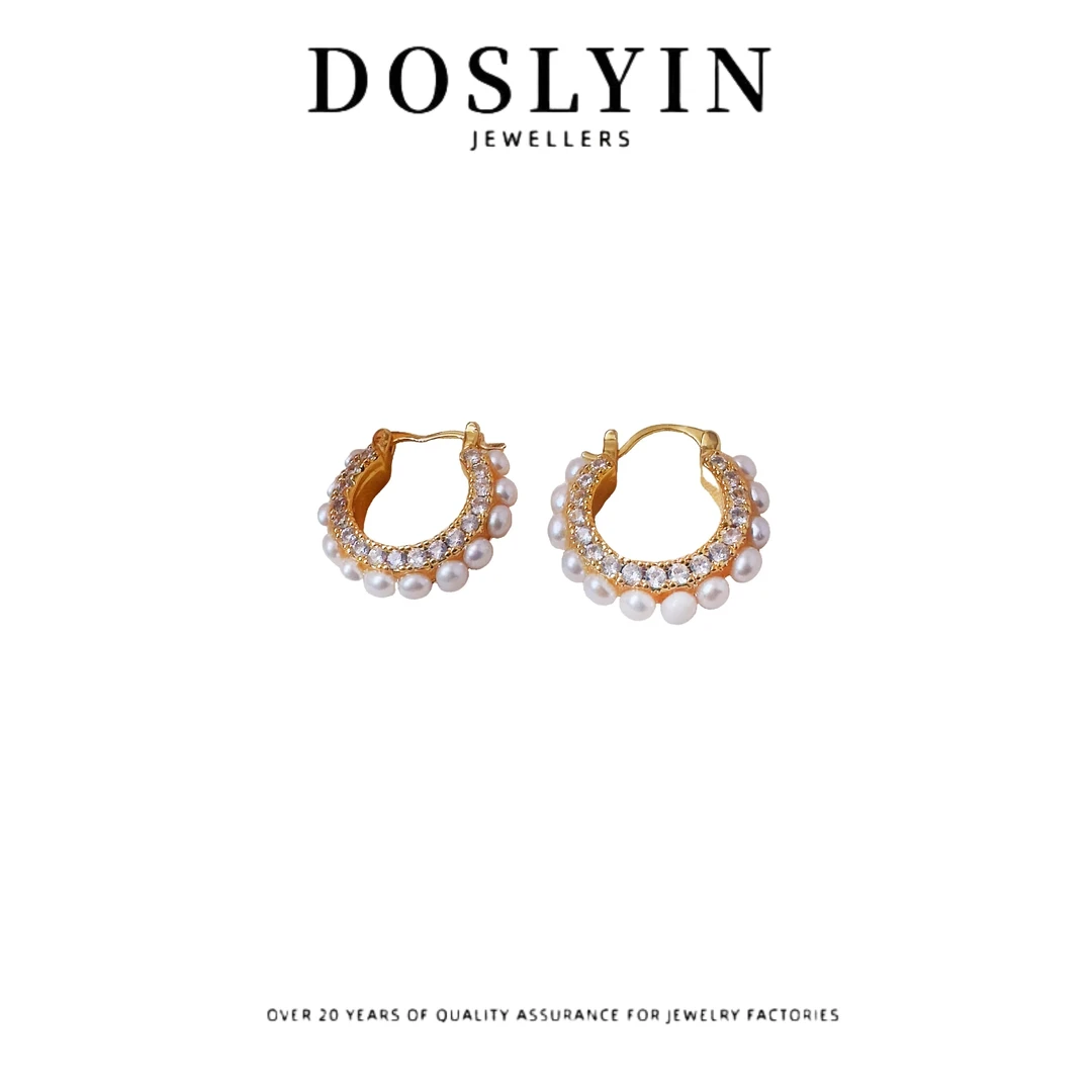 珍珠【Z49】百搭耳环简约气质精致时尚设计师个性耳扣