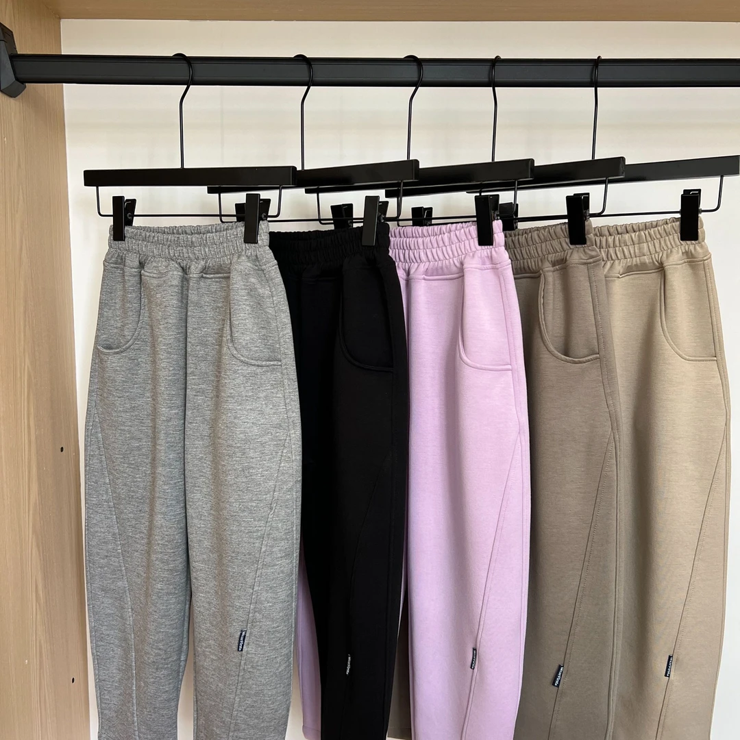 0827-N1218【038空气层裤】儿童日常秋款长款廓形卫裤