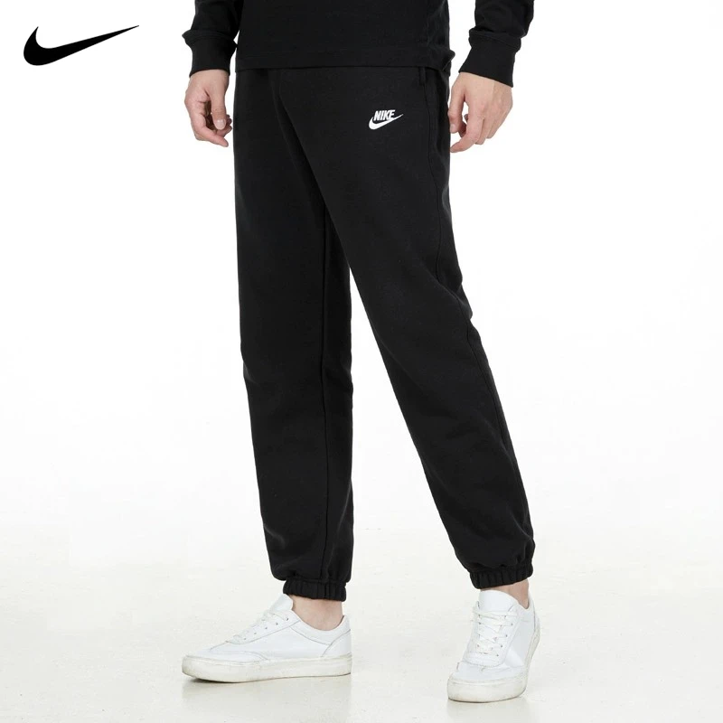 Nike耐克长裤男冬季加绒保暖运动裤跑步休闲收口厚裤子BV2738-010