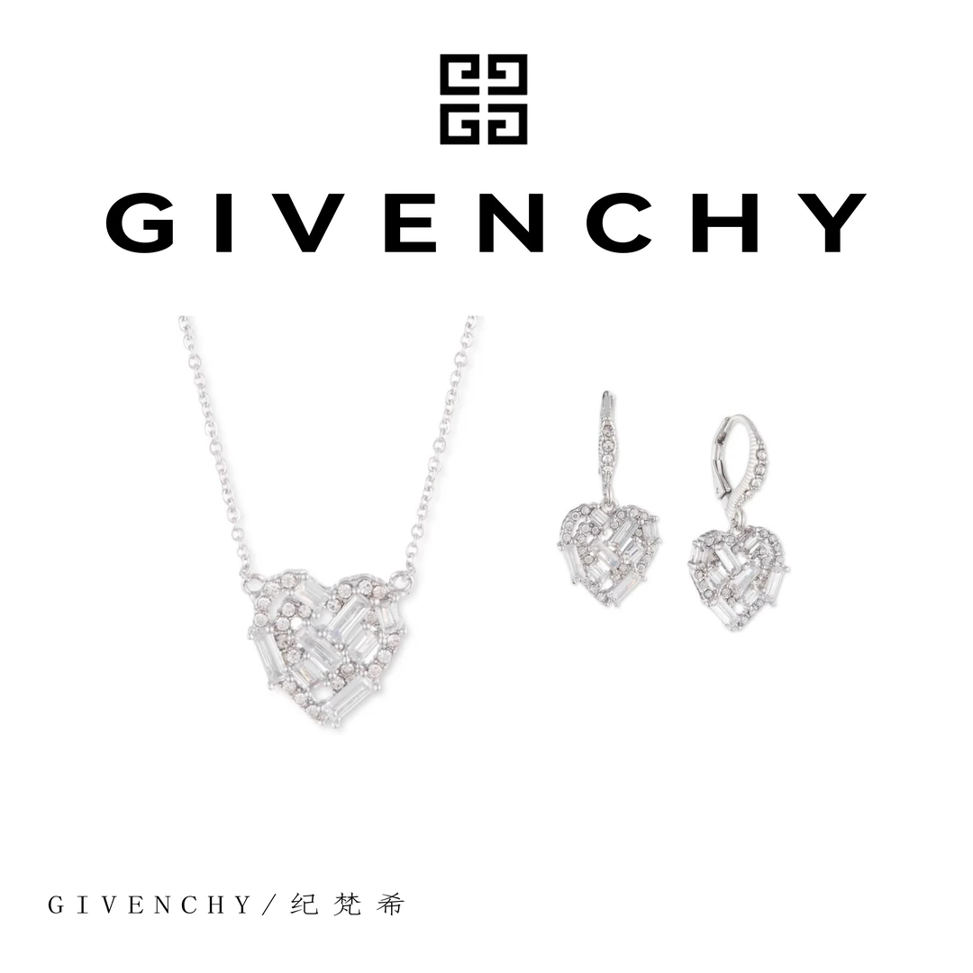 Givenchy/纪梵希 正品「莫奈的创作」Monet Creation项链耳环套装