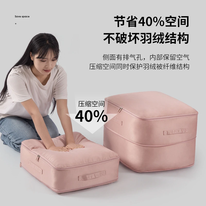 家庭装大容量被子收纳袋羽绒服被压缩袋防潮专用家收纳压缩袋