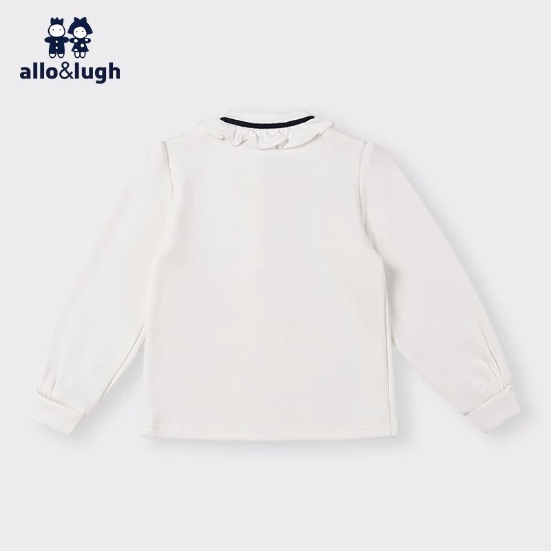 allo&lugh【商场同款】阿路和如春秋装女长袖上衣中小儿童卫衣加