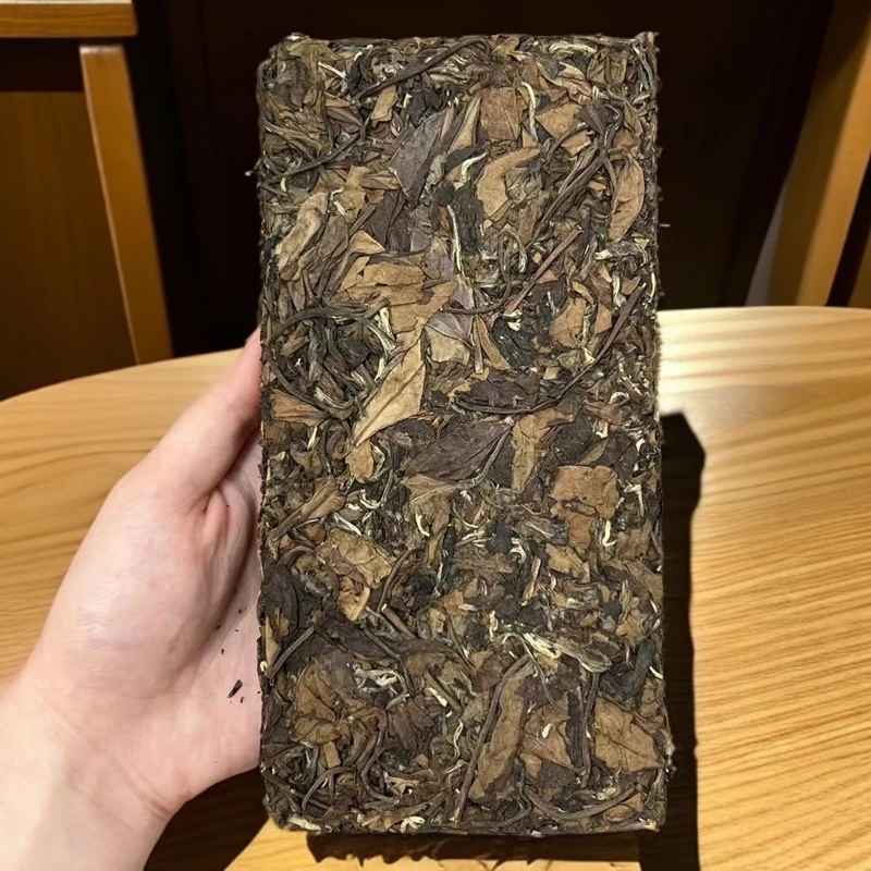 老贡眉金砖 小鹿收茶  福鼎白茶（300g/砖）