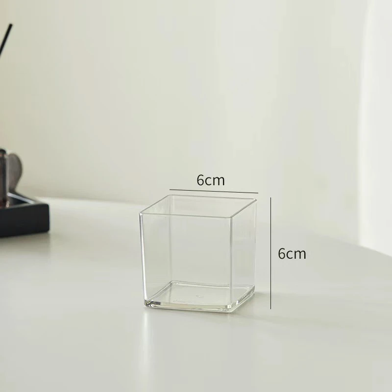 亚克力鱼缸小花盆透明水培盆花盆鱼缸斗鱼缸