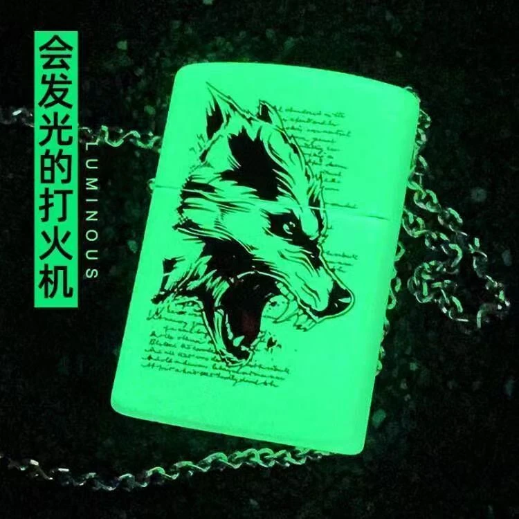 ZORRO佐罗夜光佐罗标煤油打火机铜壳防风经典砂轮创意高档打火机
