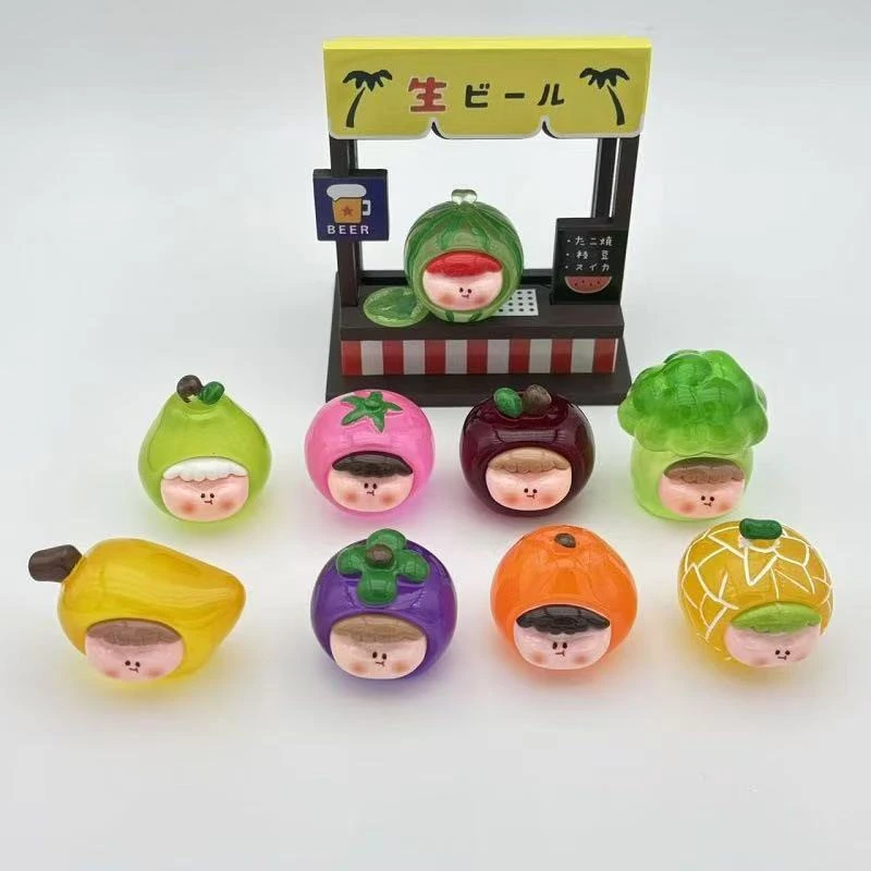 (九宫格+许愿+对对碰）夜光大号水果莉莉丝DIY手工创意饰品