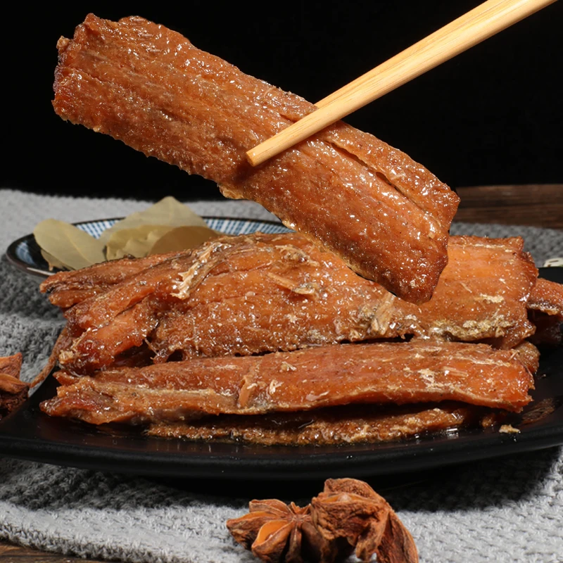 【紫光园】 清真手撕酥带鱼160g/盒熟食追剧零食开袋即食老字号