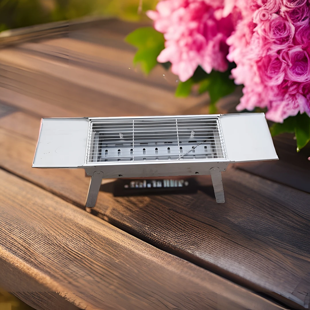 正品不锈钢材质烧烤炉野外真材实料