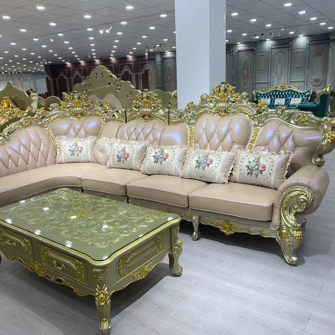 欧式实木豪华客厅餐厅卧室家具12件套