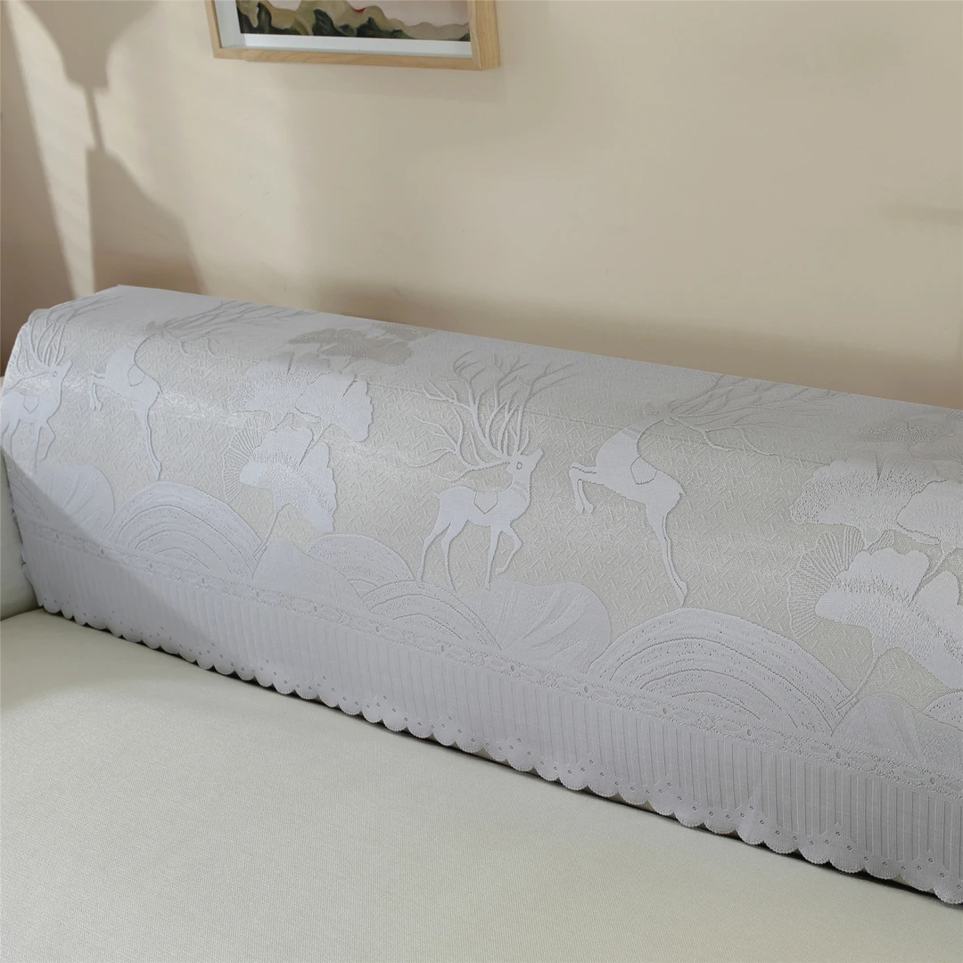 加厚沙发坐垫扶手盖巾长条网红通用ins风床头套罩保护套床头盖布