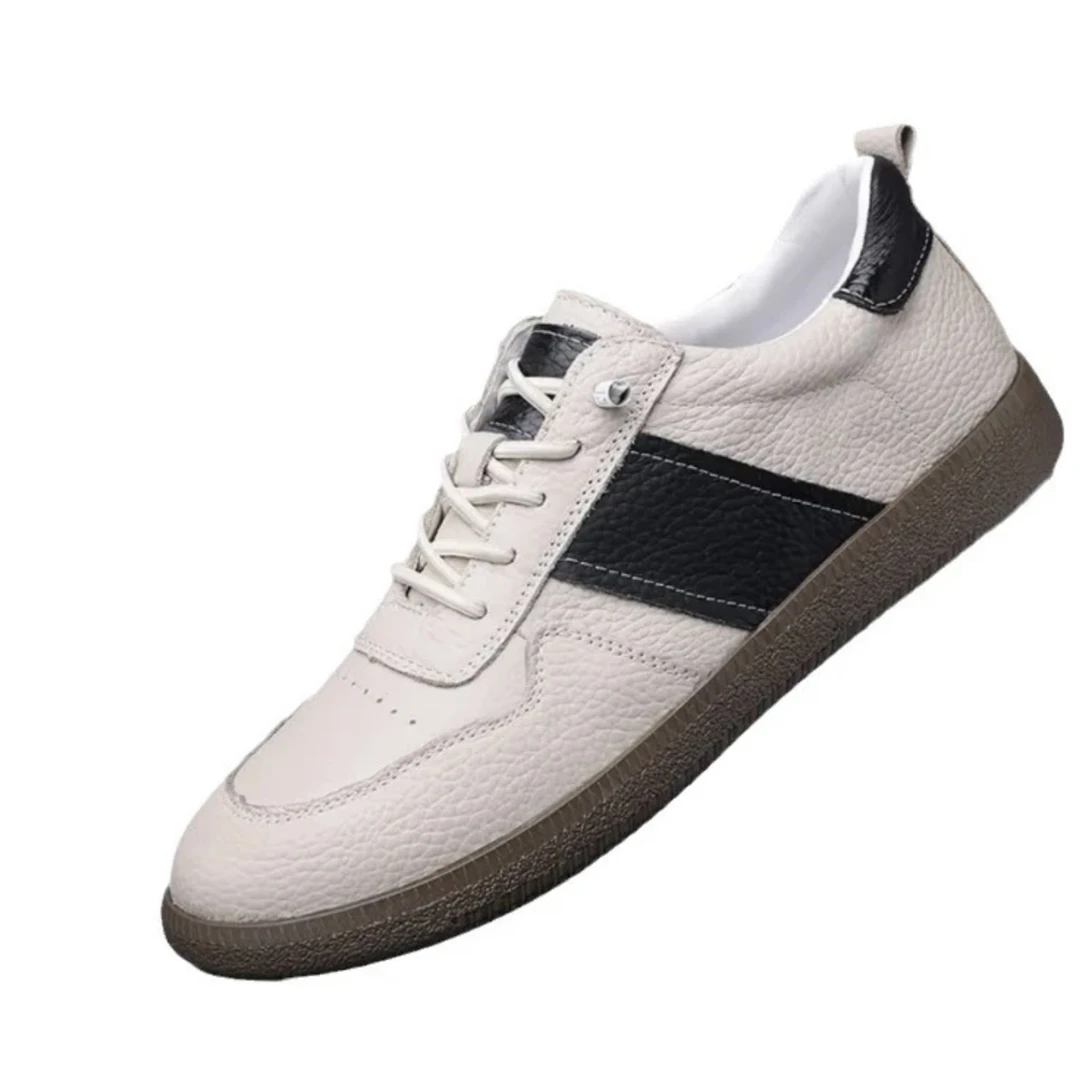 2024时尚休闲百搭头层牛皮软底透气真皮高端潮流手工鞋男19668