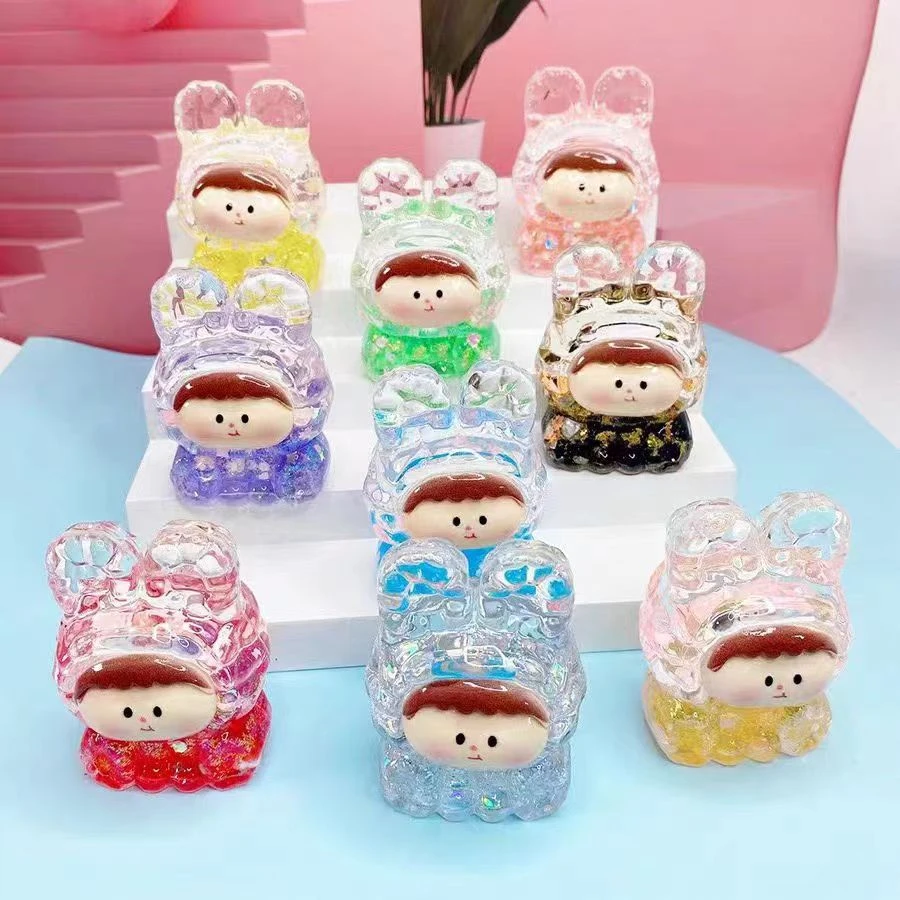 大号流沙星星莉莉丝兔子大萌粒diy