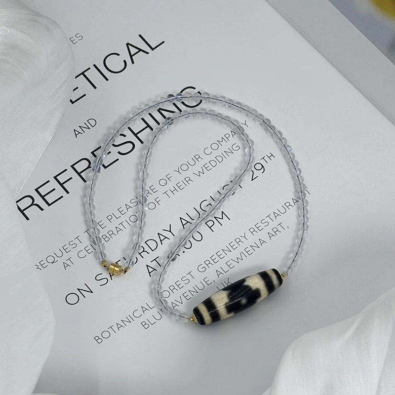 【青玄珠宝】月光石坛城珠珠项链（多样性发一）