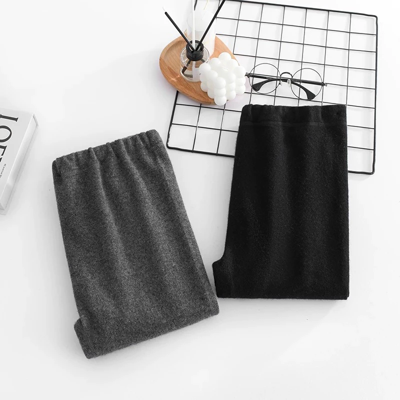 精纺纯羊绒女裤68s/3山羊绒贴身内穿不扎保暖春秋