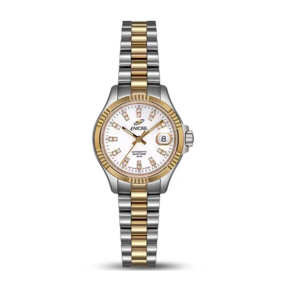 95新 Enicar/英纳格 精英780/50/330G自动机械28mm女士腕表
