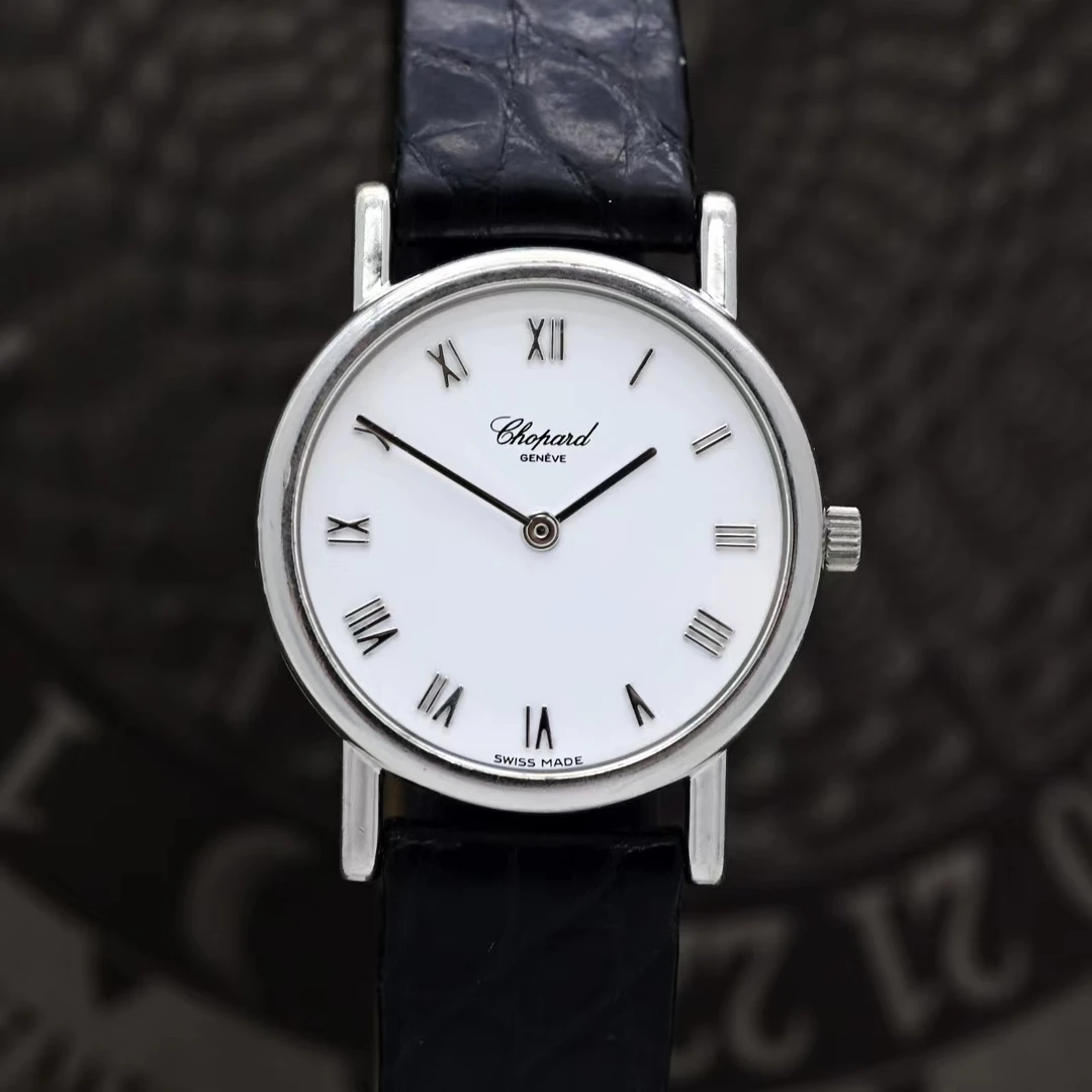 95新 Chopard/萧邦 经典12/7387石英机芯26mm女士腕表
