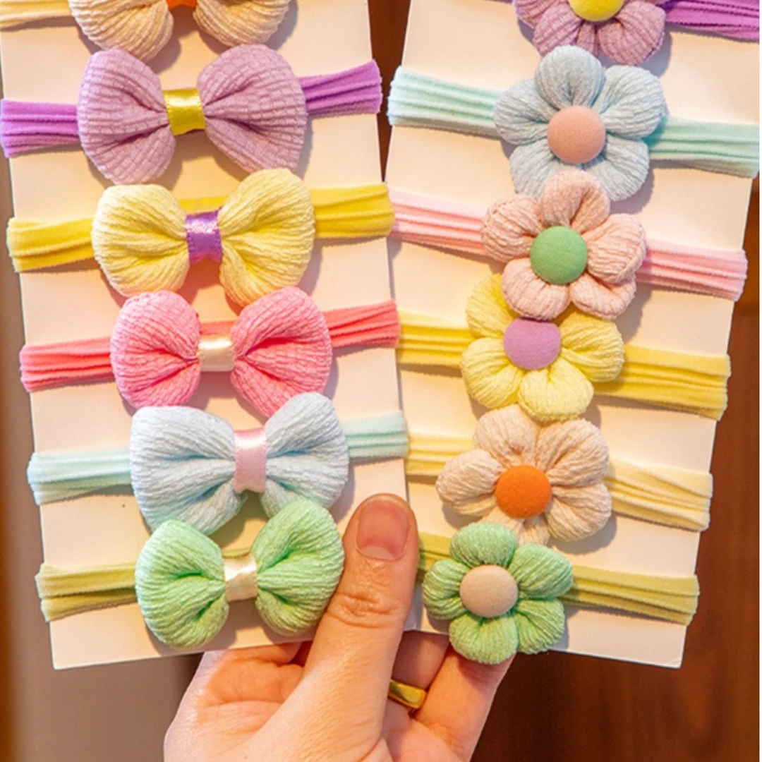 特惠！【儿童发绳】可爱时尚渐变弹力简约头绳编织手工针织