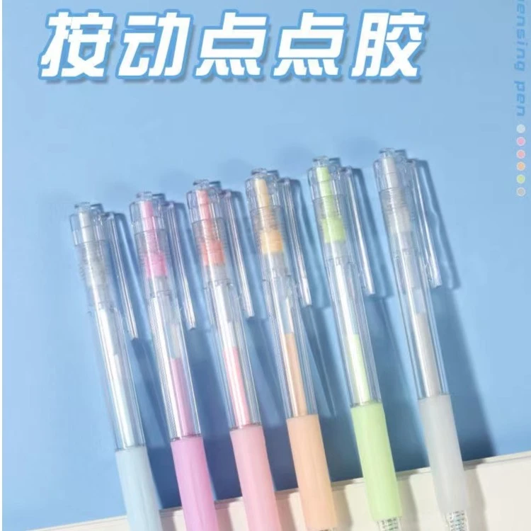 速抢！【笔型点点胶】高颜值精准涂抹速干手工 快干笔粘贴笔式设计