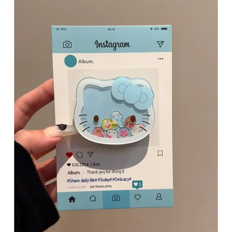 可流动西高地Kitty摇摇乐支架苹果旋转粘贴式气囊支架懒人追剧女