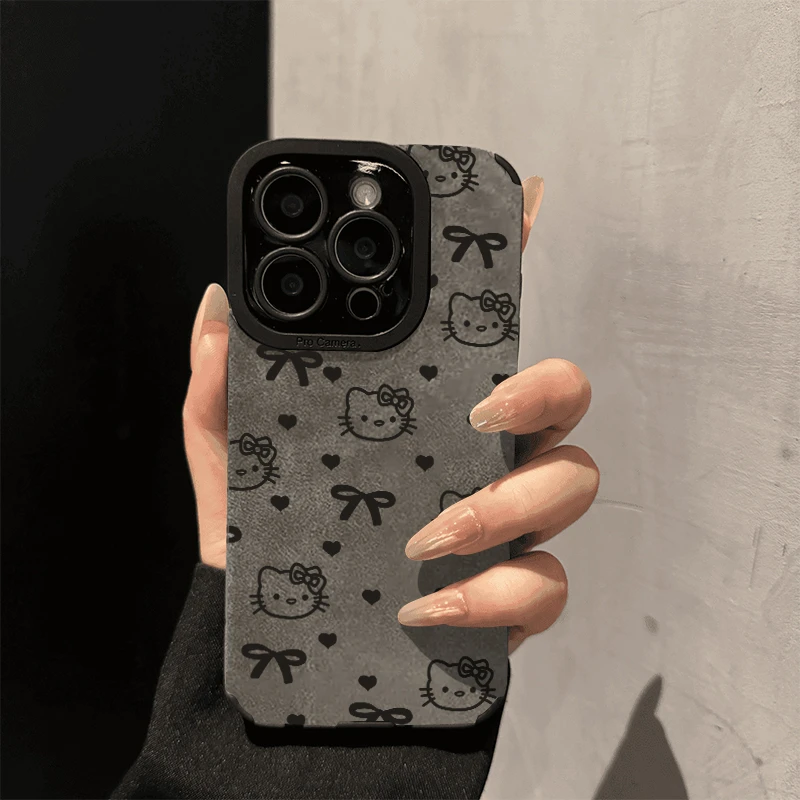 小众线条蝴蝶结适用苹果16promax手机壳个性iPhone15网红14高级13
