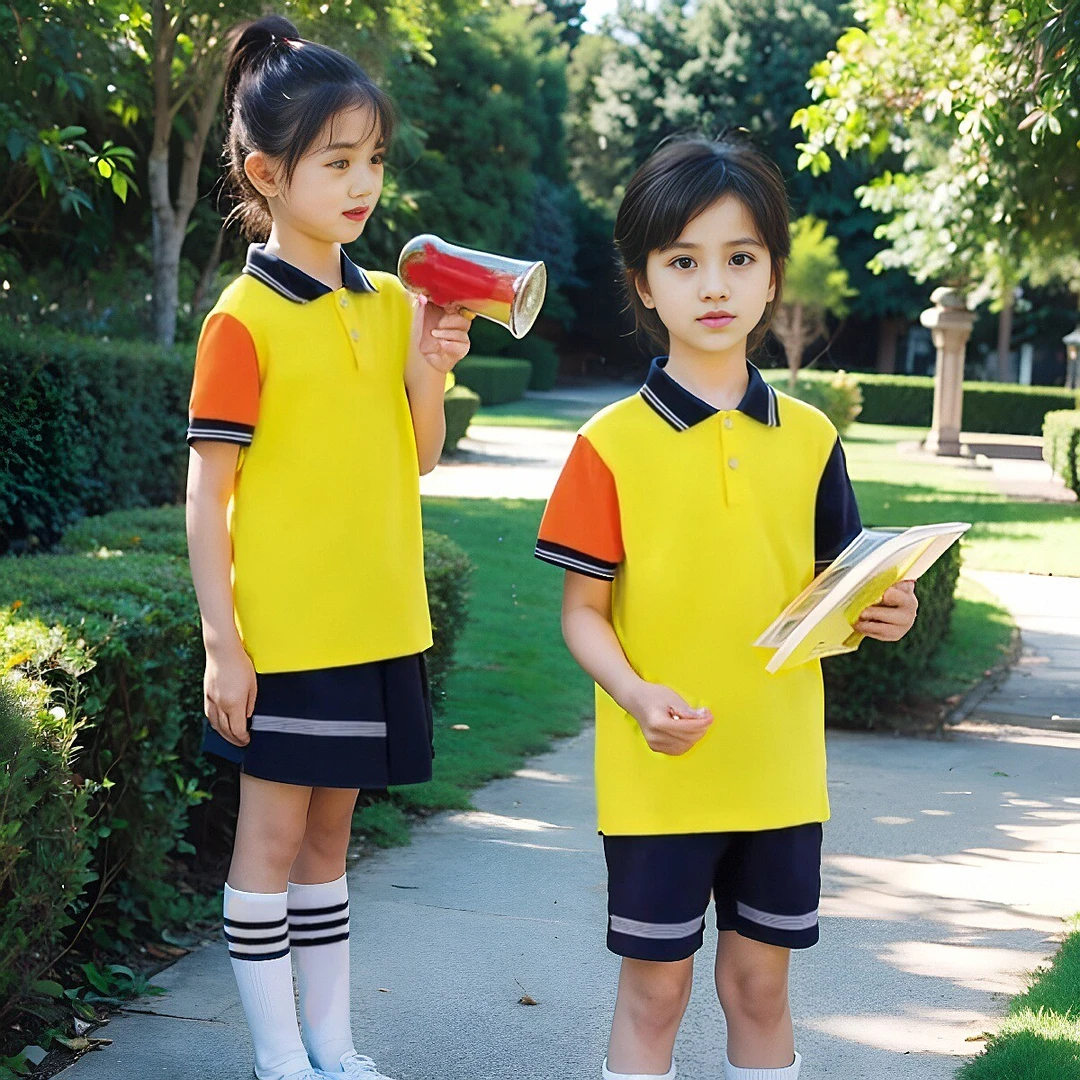 夏季幼儿园园服小班毕业服套装小学生校服儿童班服六一演出服定制