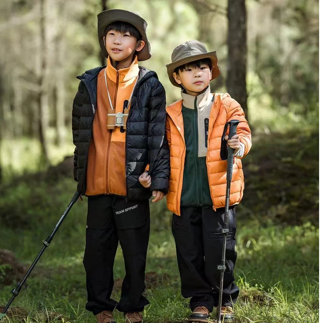 男女童短款羽绒服冬季新款安奈儿童装EM445501