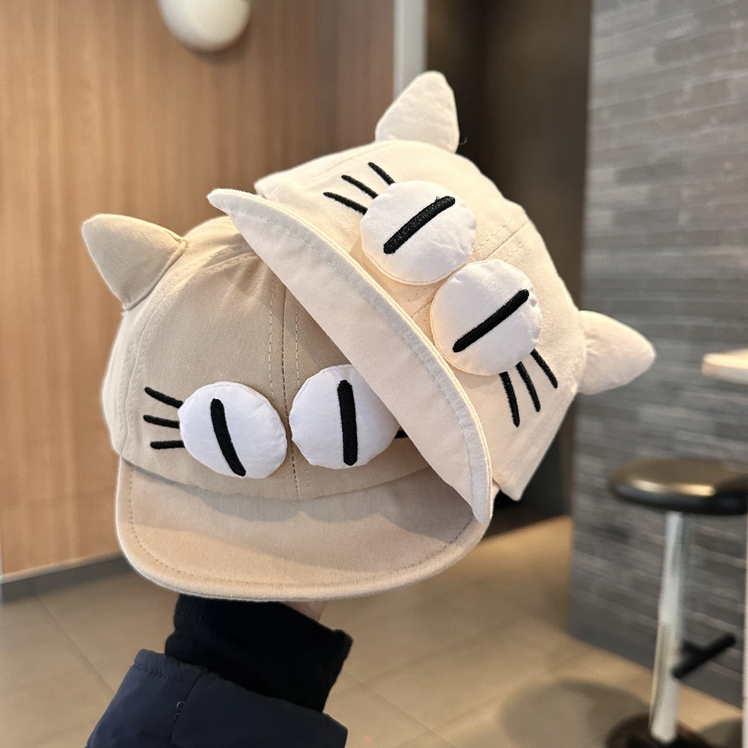 儿童防晒帽大帽檐春秋遮阳帽子婴幼儿男女宝宝夏季出游日系鸭舌帽