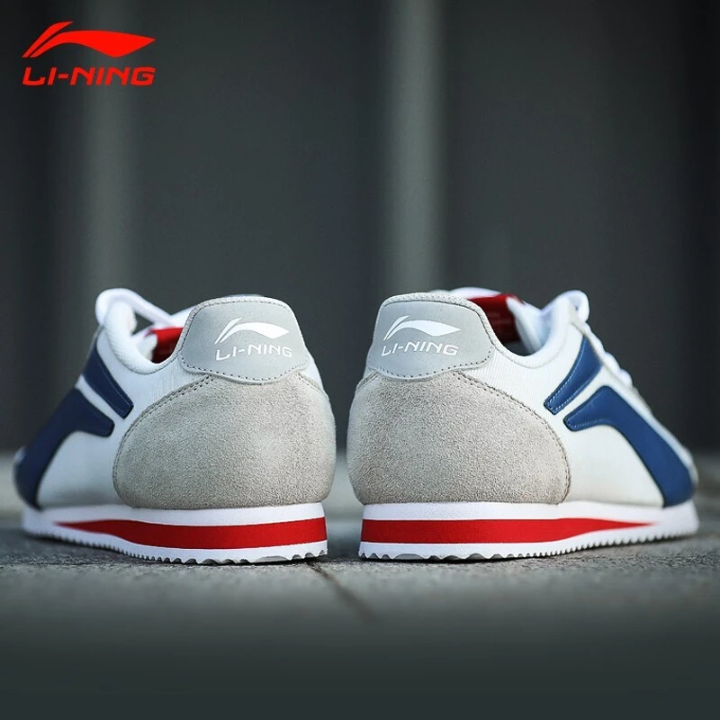 李宁男鞋阿甘运动休闲鞋男春夏舒适男防滑减震复古跑步鞋男鞋子