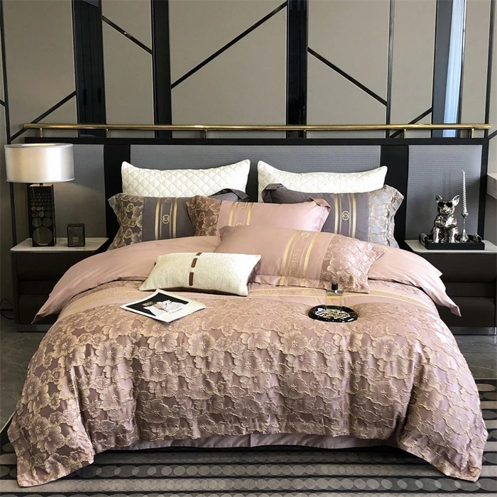 2024新款高精密浮雕长绒棉四件套