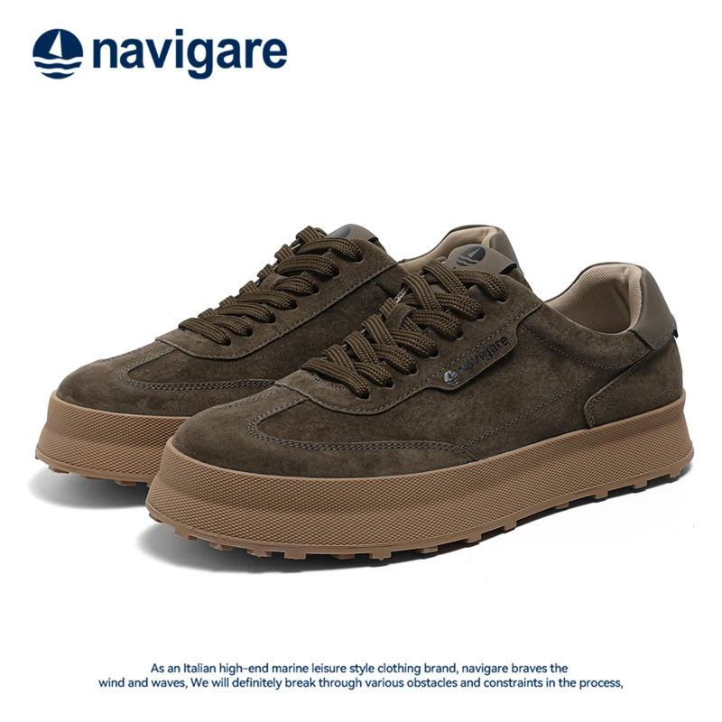 秋季新款男士厚底百搭复古舒适休闲鞋子男款男鞋鞋子潮流时尚