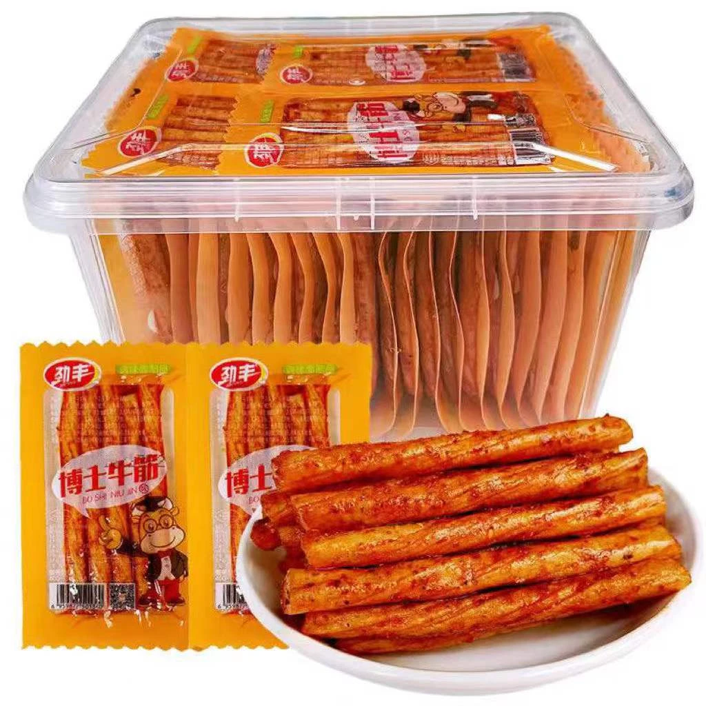 劲丰博士牛筋辣条儿时怀旧辣片棒面筋麻辣素牛筋网红零食小吃包邮