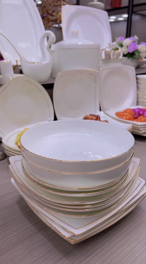 【闪购商品】骨瓷盘天元4个贵龙4个窝盘4个三角2个