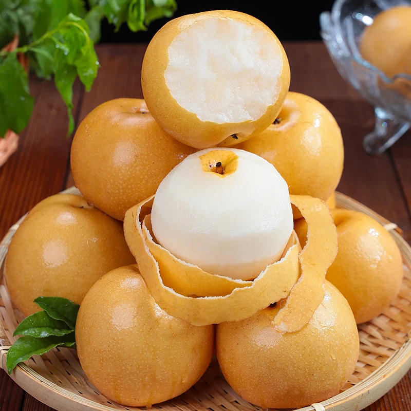 山东秋月梨彩箱4.5斤4-6个/礼盒箱4.5斤6个