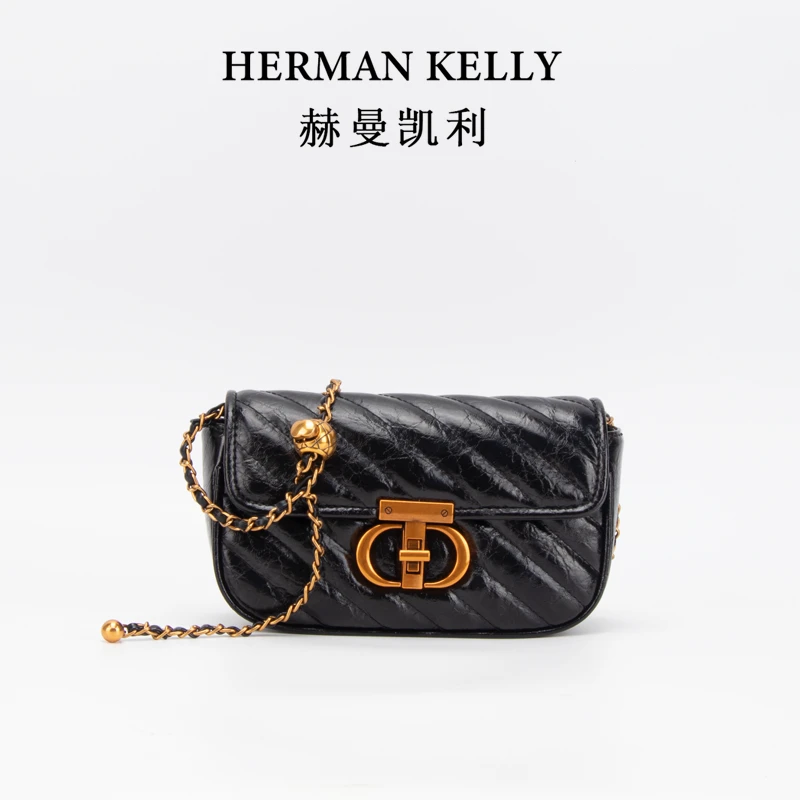 【工厂直销】夏季时尚单肩斜挎女包高级编织纹链条包#1028