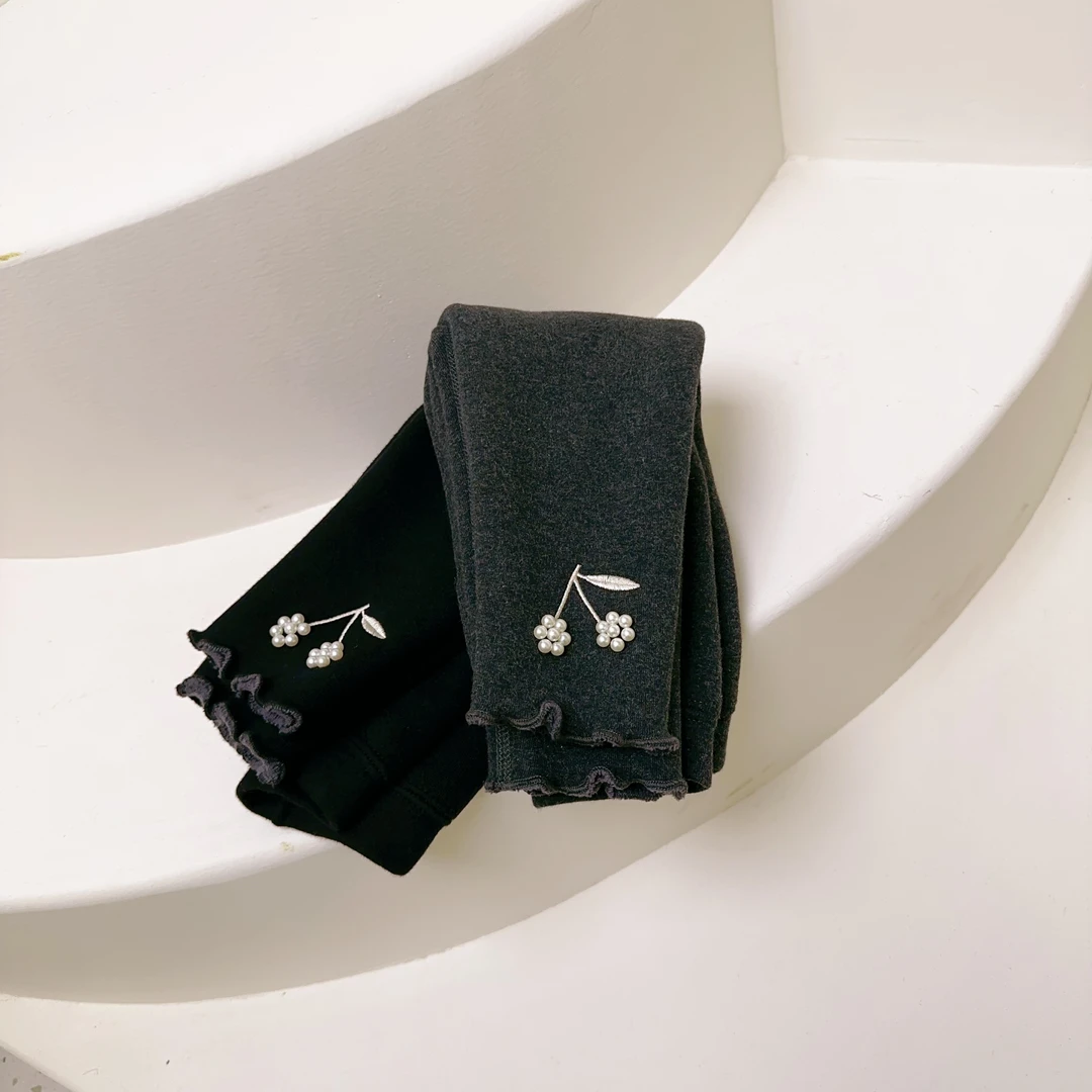 【5500】女童外穿洋气加绒加厚儿童冬季宝宝绒裤子小童弹力打底裤