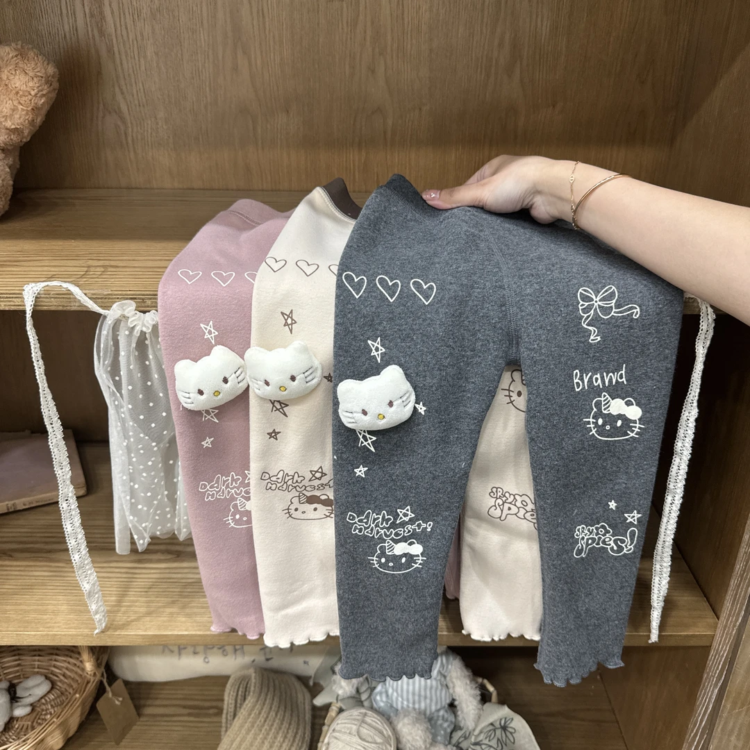 【801】冬季加绒打底裤儿童百搭时尚休闲女童洋气韩版弹力