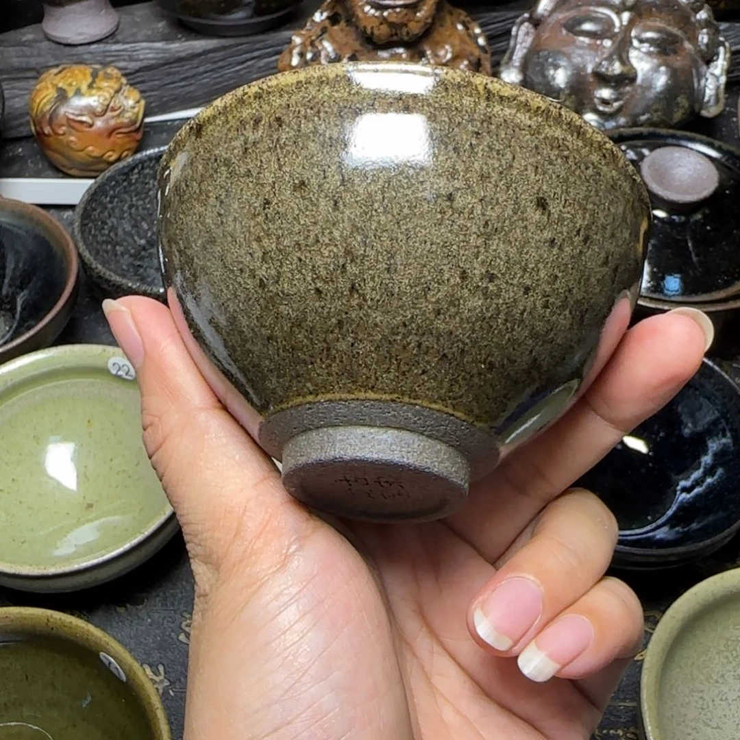 茶盏74 建窑建窑黑瓷