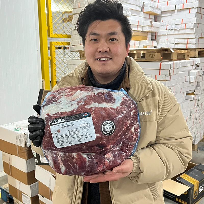 原切谷饲牛上脑牛肉雪花牛肉安格斯牛肉火锅烤肉炖卤红烧称重计价
