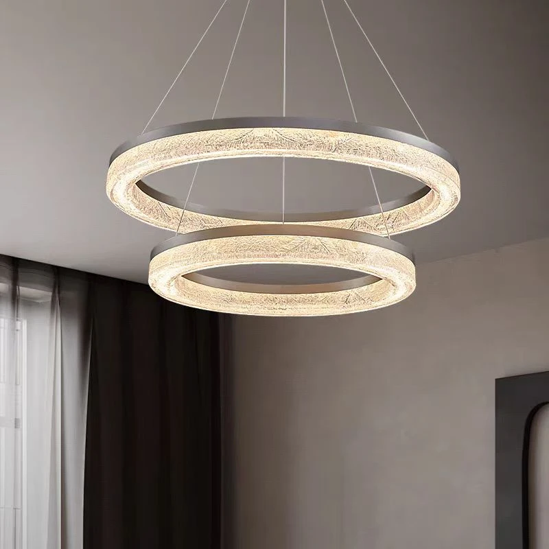 意式极简客厅吊灯2024新款轻奢高端大气简约大厅餐桌吊灯全屋灯具