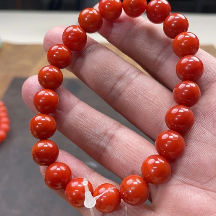 南红玛瑙手链未镶嵌