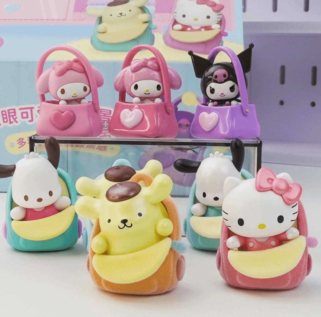 【拆盒】三丽鸥心动显眼包系列潮玩盲盒萌粒手摆件可爱女生生日礼物