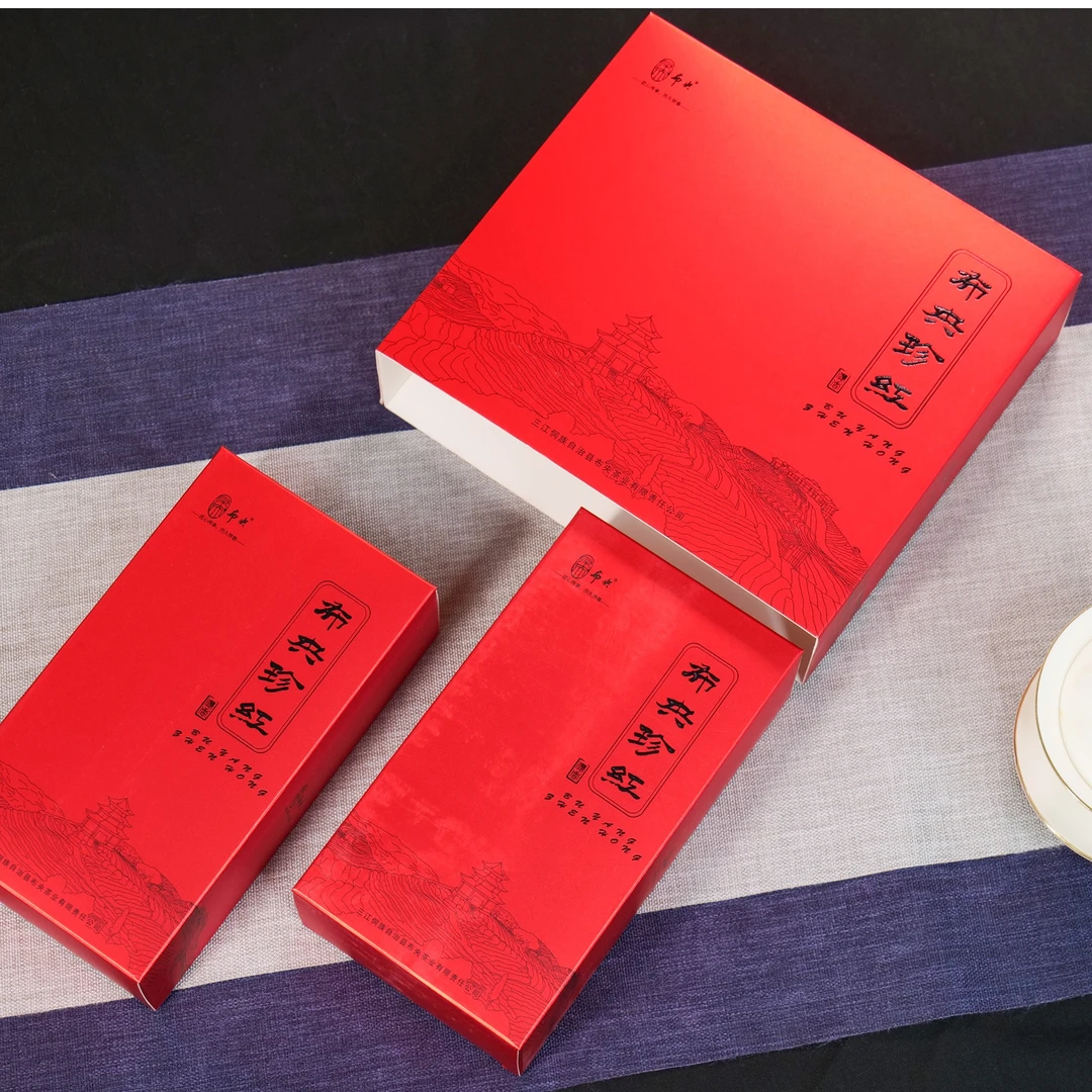 【布央珍红浓香型】布央茶业珍红浓香广西三江茶108g礼盒装小种红茶