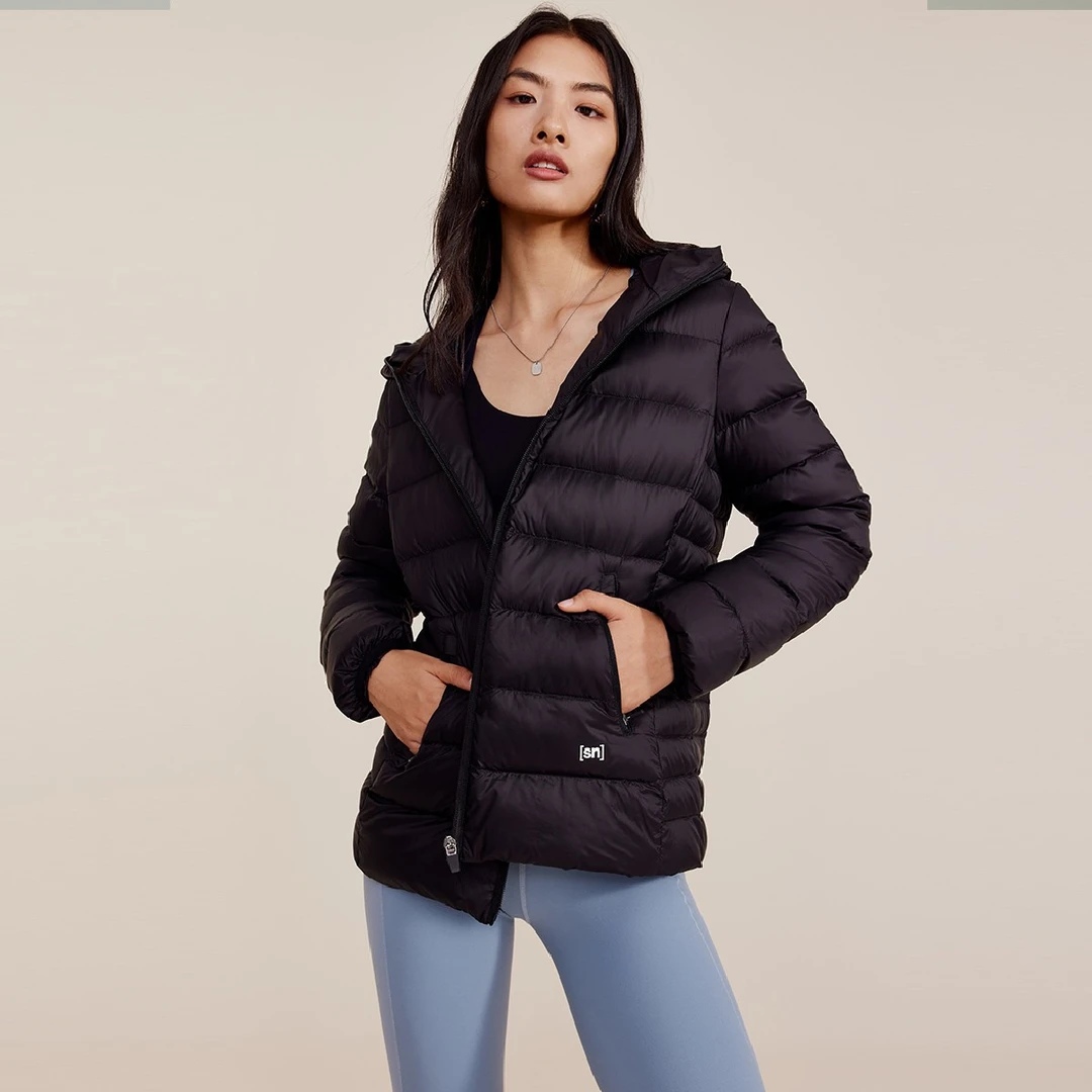 super.naturalSN鸭绒防泼水短款羽绒服冬季保暖秋冬轻薄02131192