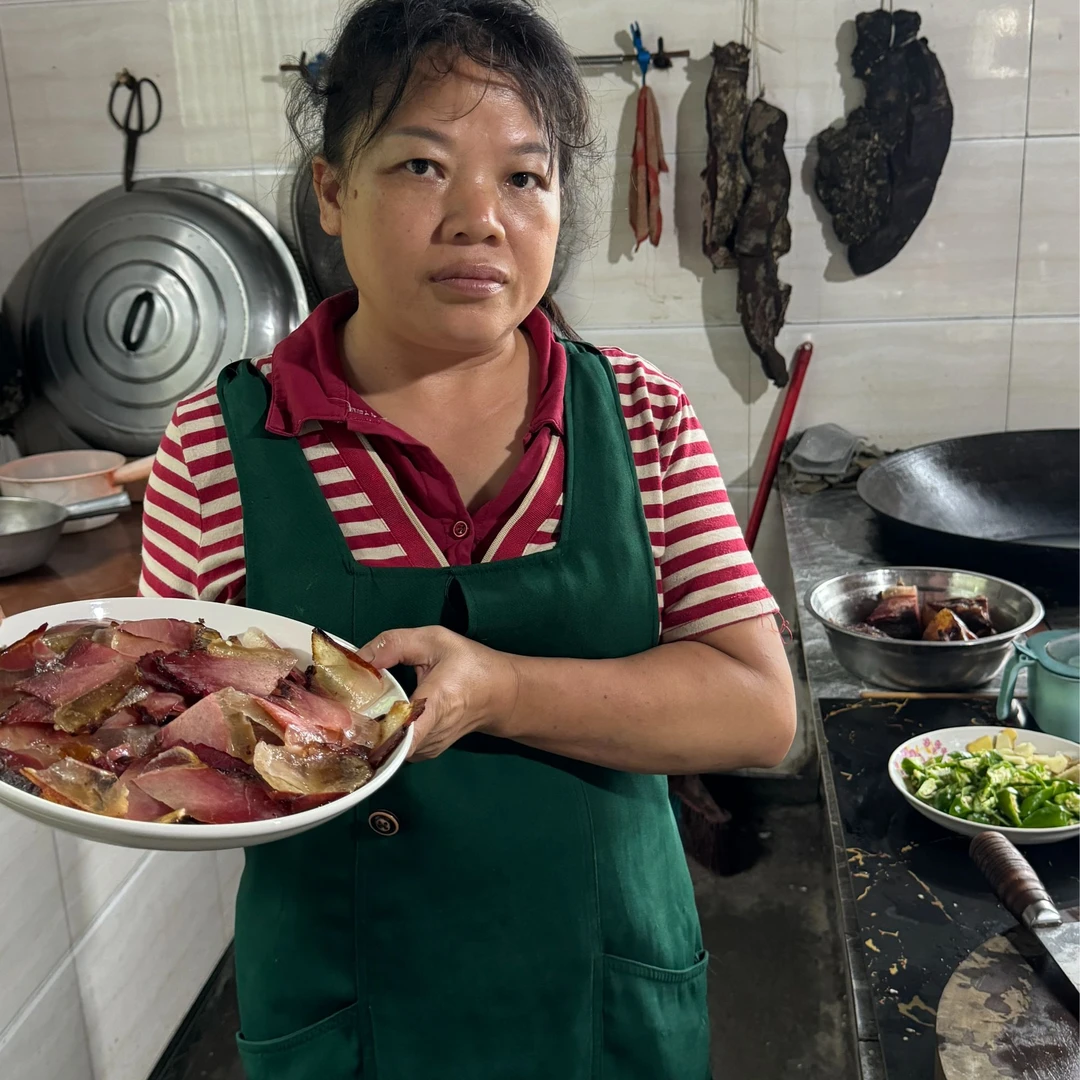 正宗四川高山粮食土猪腊肉（现场称重）