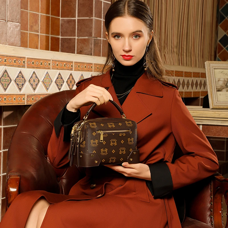 FABOLAN/法柏兰专柜正品轻奢高端百搭时尚小众高档气质女士手提包