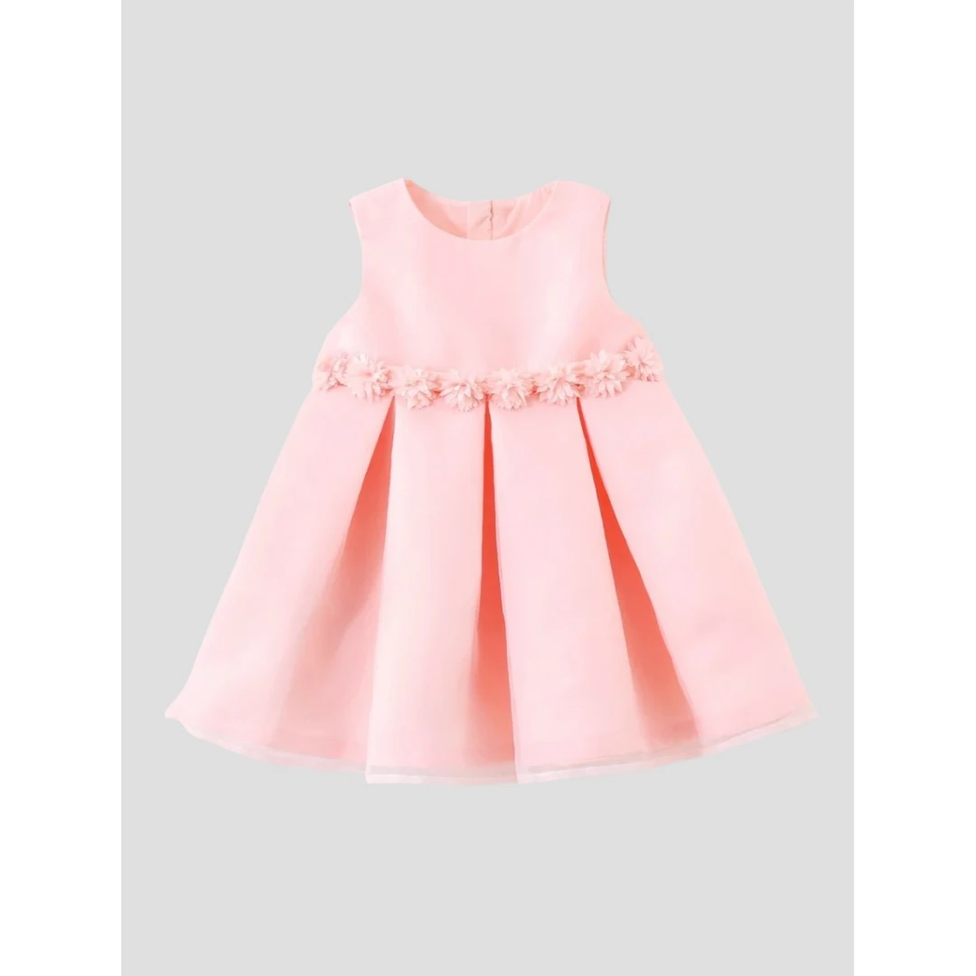 婴幼童高端礼服百天宝宝礼服周岁宝宝礼服粉色生日礼服婴幼童礼服