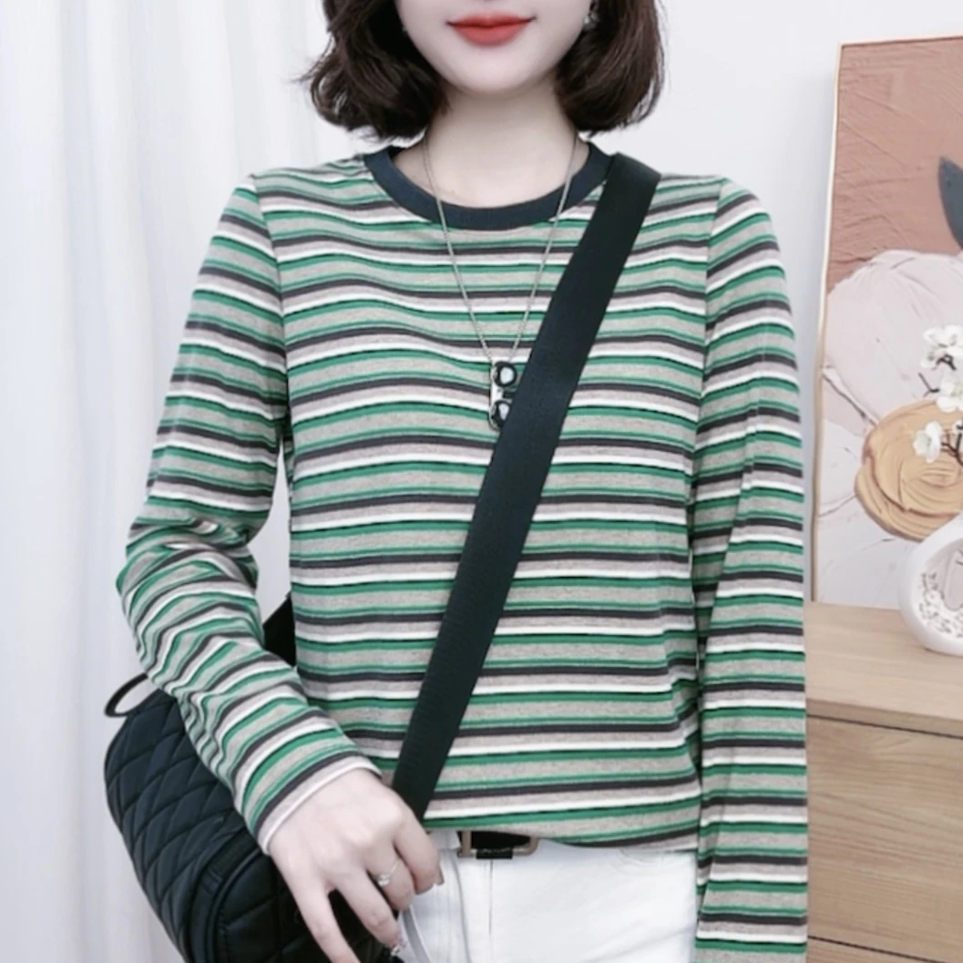 【超舒服】2025秋冬新款显瘦百搭舒适质感高档长袖棉独特漂亮小衫