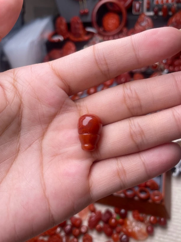 南红川料三通配饰